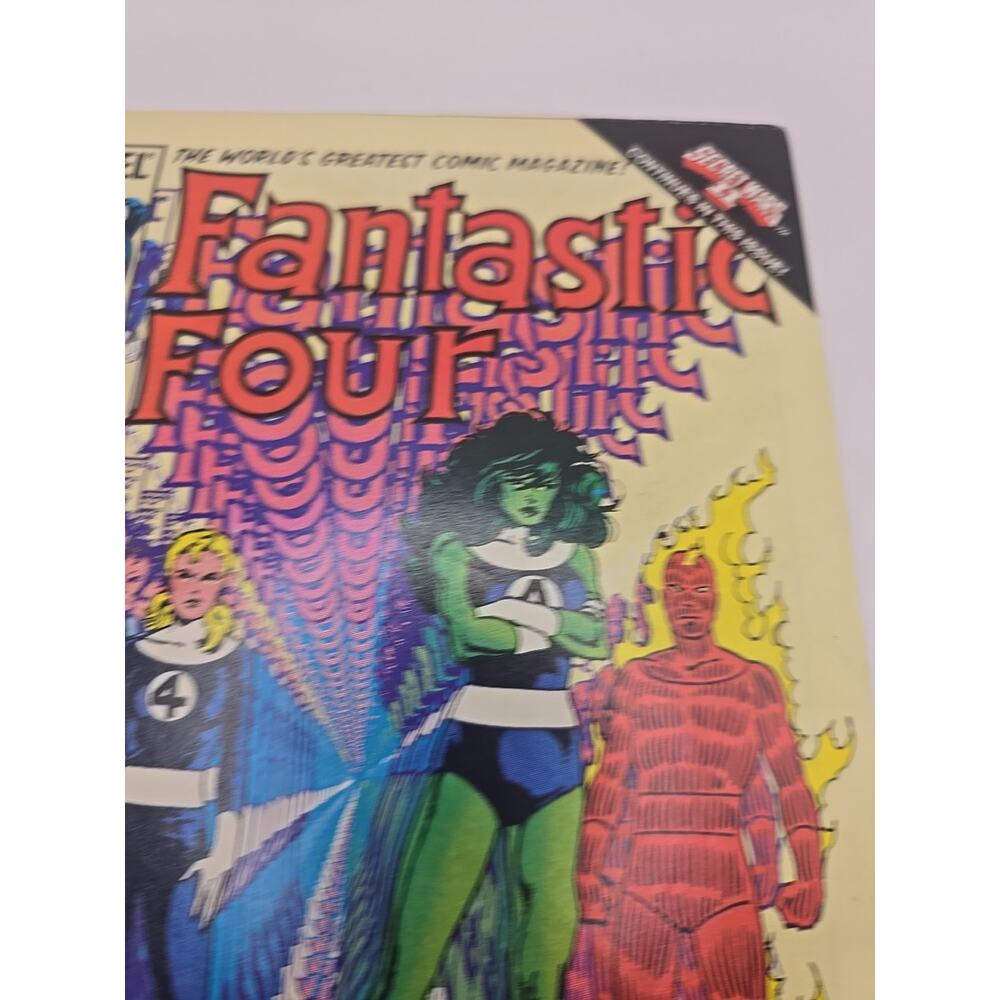 Fantastic Four 282 NM+ 9.6 Copper Age Secret Wars II Tie-In Byrne 1985 - Picture 3 of 8